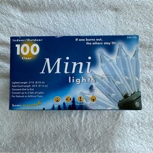 Clear Mini Lights 100 Count